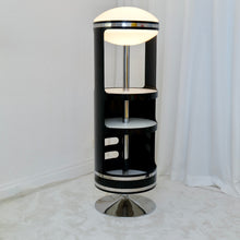 Lade das Bild in den Galerie-Viewer, 1970s space age rotating bar cabinet - in style of Joe Colombo
