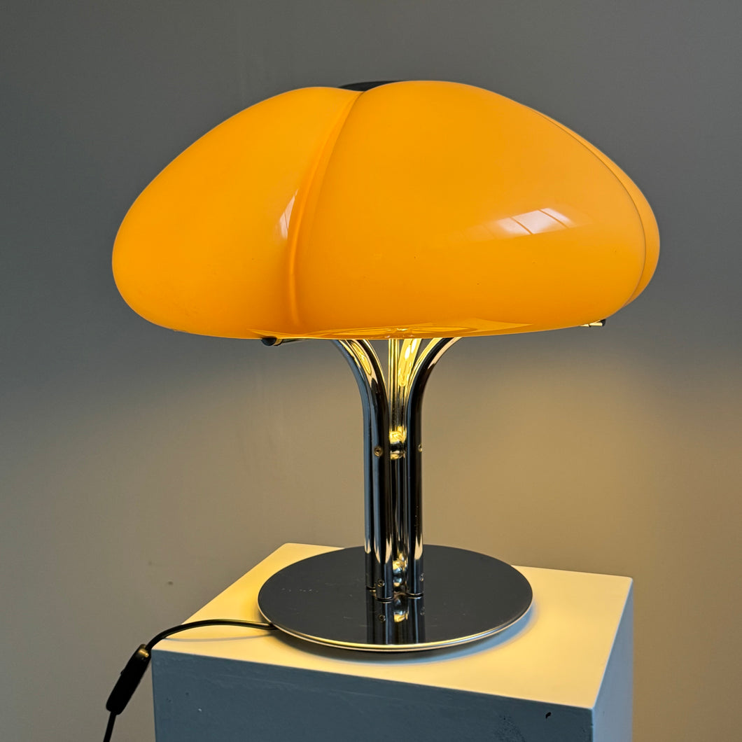 beige/brown Harvey Guzzini Quadrifoglio lamp - 1970s